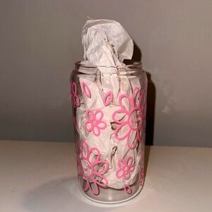 8oz Glass tumbler with Bamboo lid